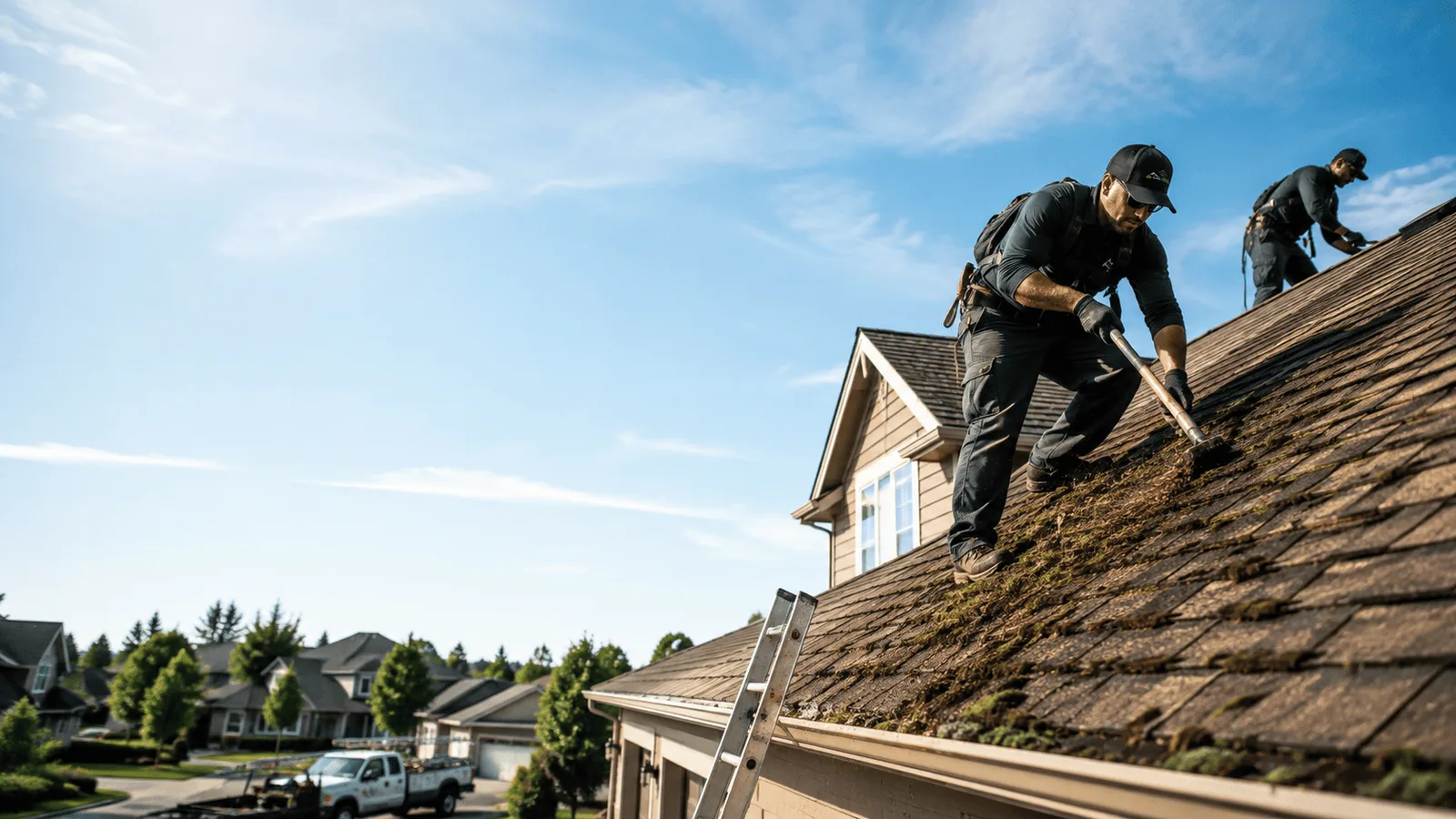 Roof Moss Removal in Fairmount, IN near me